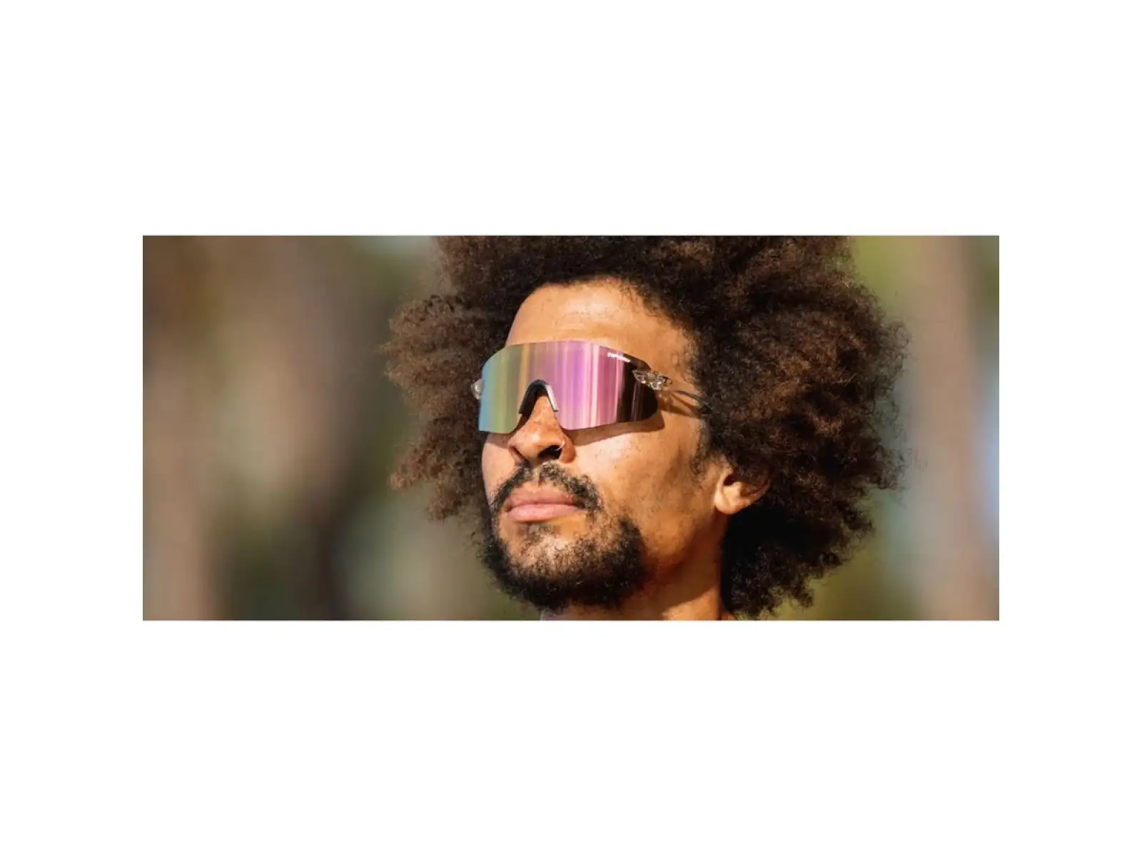 Tifosi Vogel SL sports glasses Crystal Clear/Pink Mirror