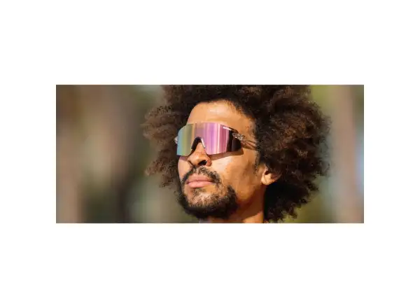 Tifosi Vogel SL sports glasses Crystal Clear/Pink Mirror
