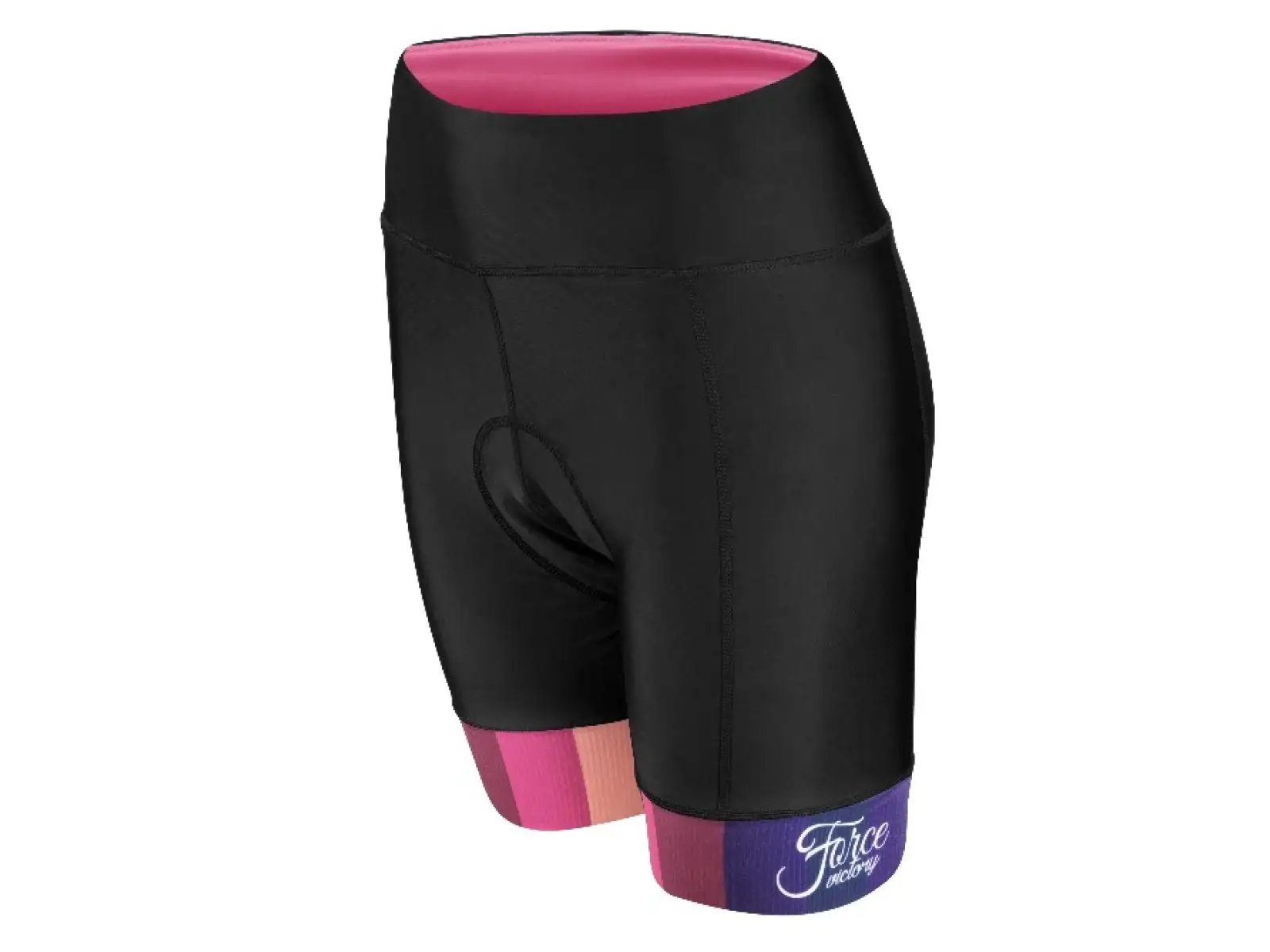 Force Victory women's shorts with padding black/pink