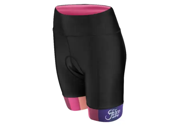 Force Victory women's shorts with padding black/pink