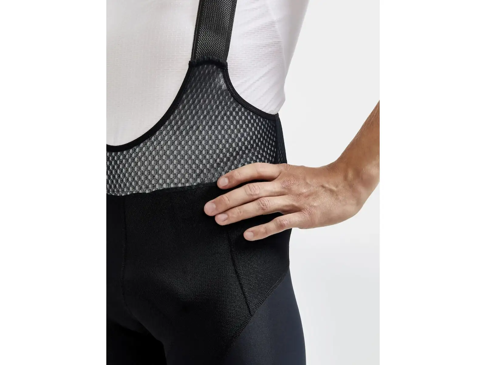 Craft ADV Aero Bib men's shorts with padding and braces black