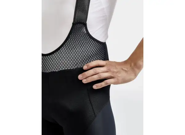 Craft ADV Aero Bib men's shorts with padding and braces black