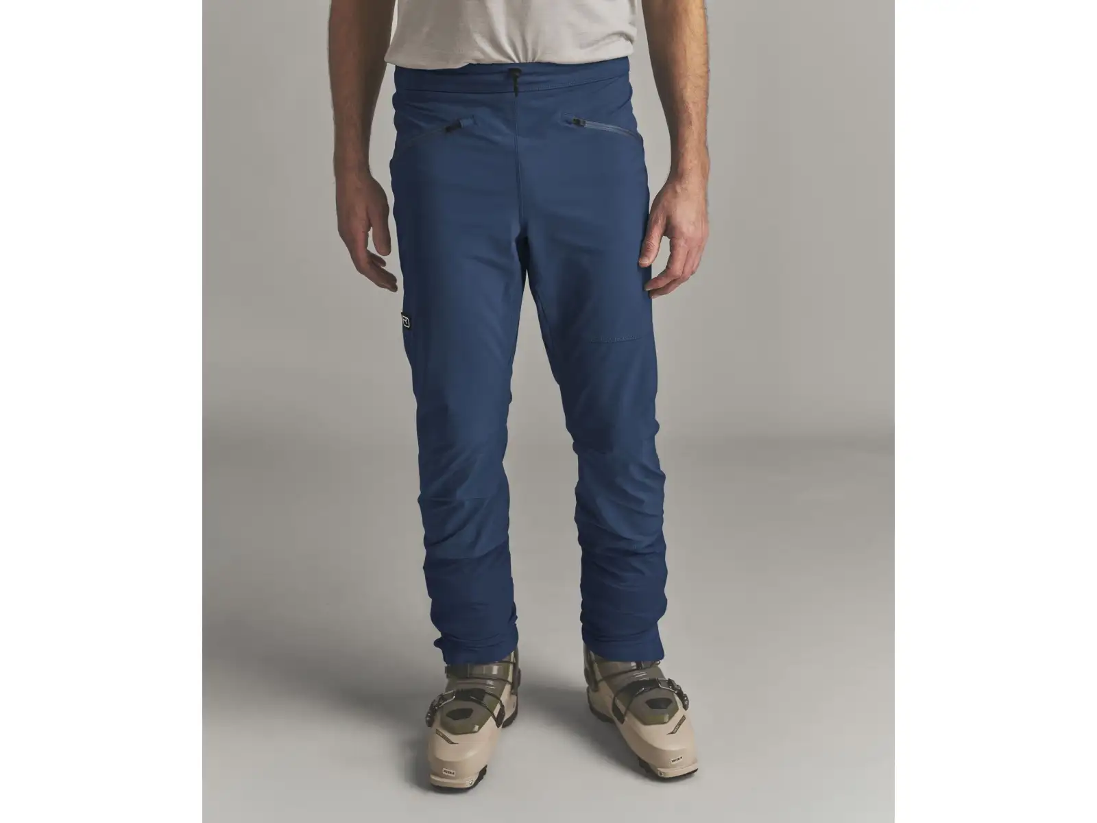 Ortovox Venet Softshell Pants men's softshell pants Blue Nunatak