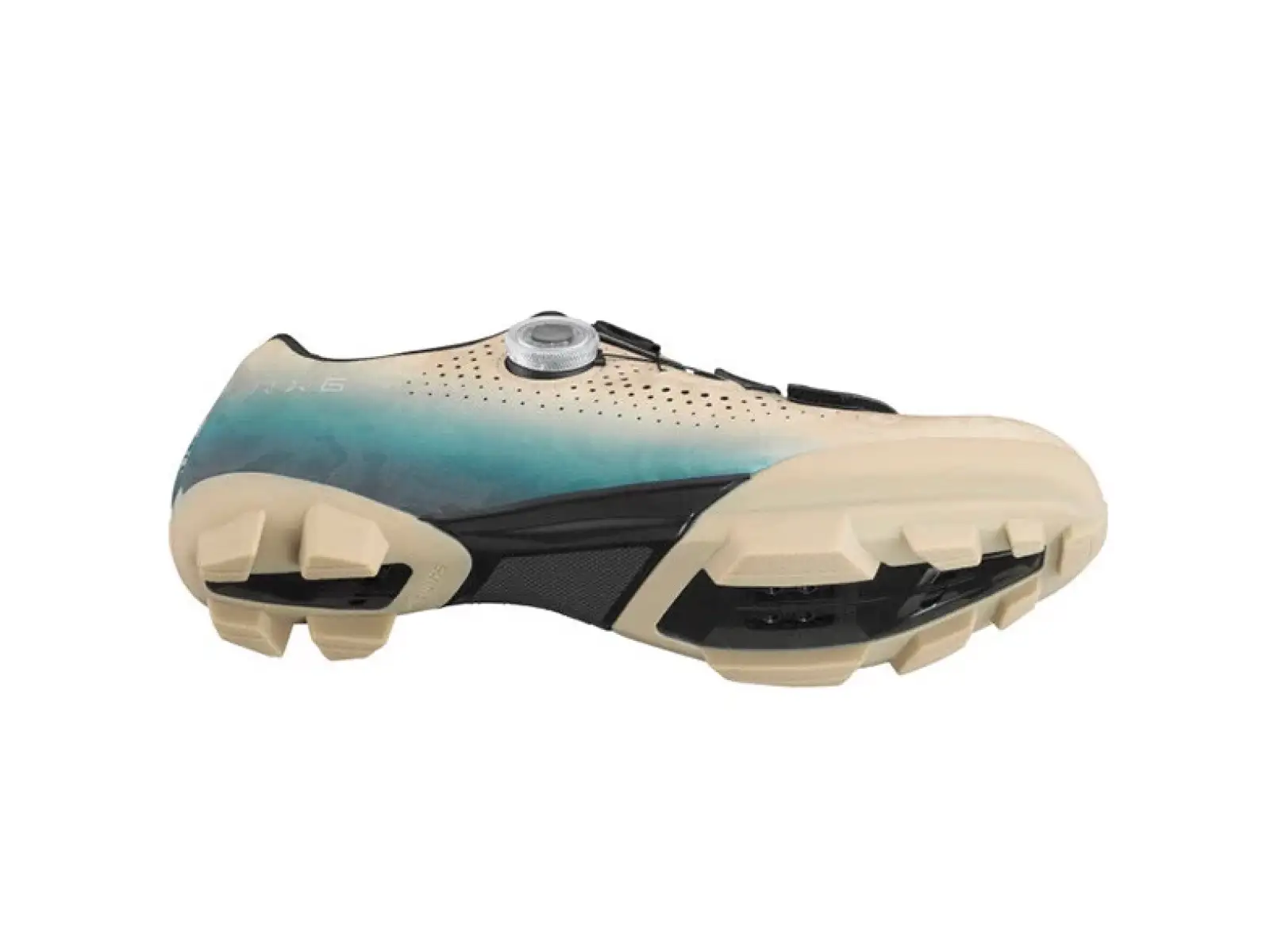 Shimano SH-RX600 gravel shoes beige/blue