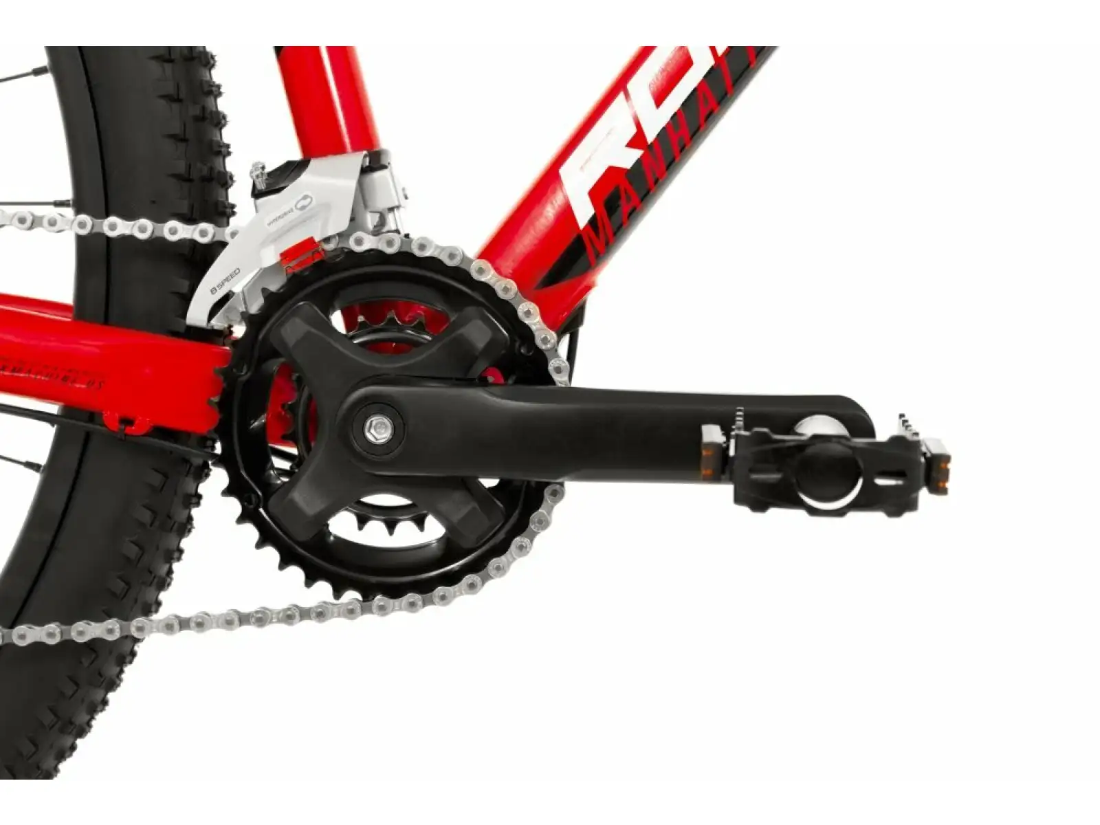 Rock Machine Manhattan 70-29 red/white mountain bike