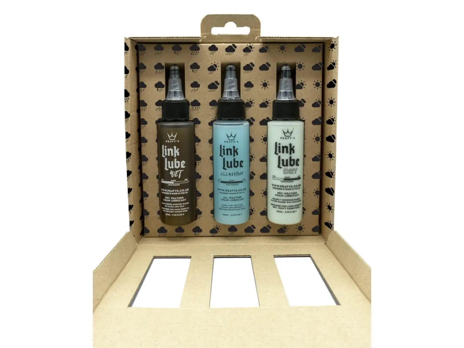 Peatys Linklube All Seasons lubricant set 3x60 ml