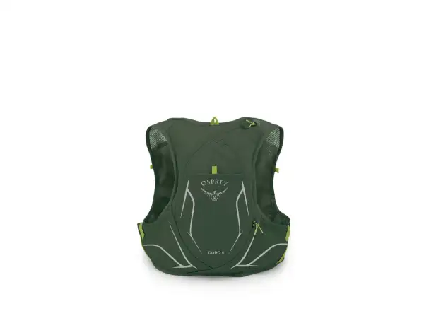 Osprey Duro 6 L Trail Running Vest + 2x Hydraulics 0.5 L Bottles Seaweed Green/Limon