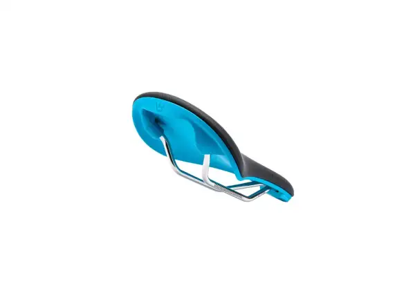 Peatys Monarch saddle TI-MX Rail / Nylon Base Turquoise