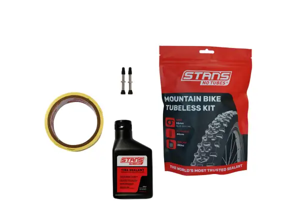 No Tubes Tubeless Kit MTB set sealant 200 ml, insert 33 mm, valve 44 mm (2 pcs)
