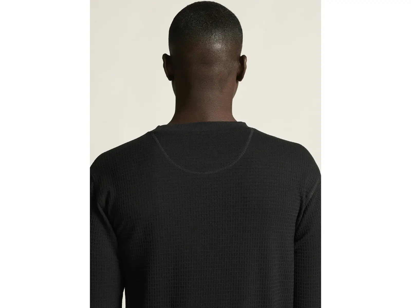CRAFT Wool Waffle men's T-shirt black