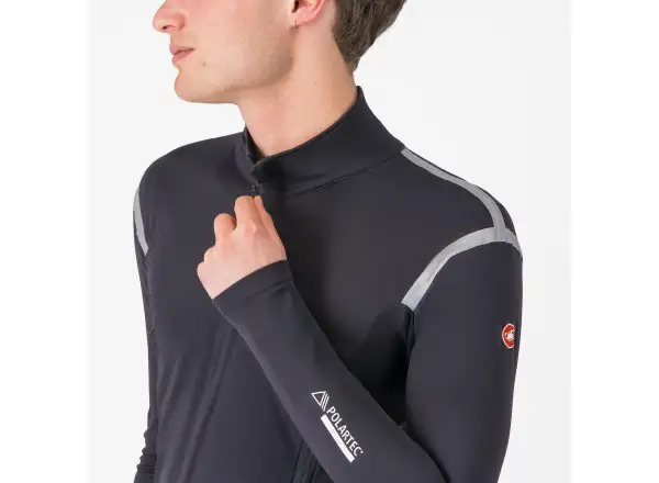 Castelli Perfetto RoS 3 Jacket men's jacket Light Black/Silver Reflex