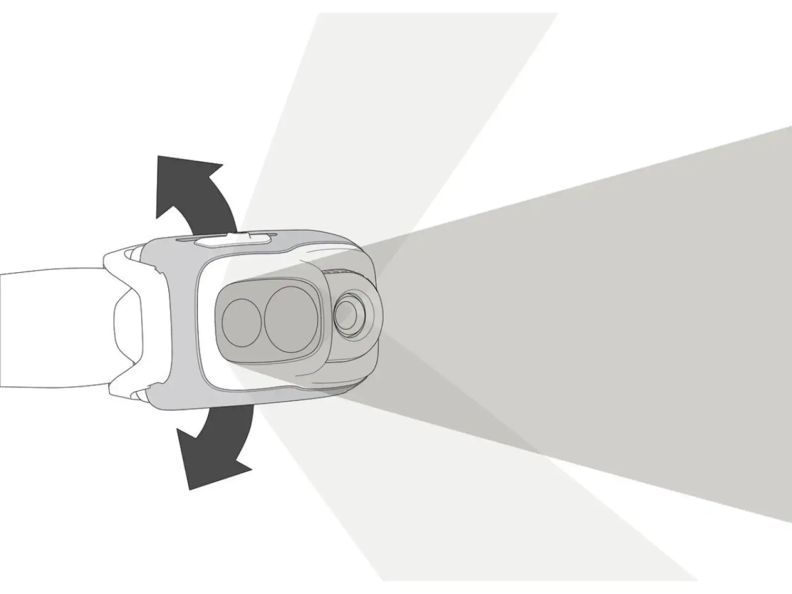 Petzl Swift RL 2023 rechargeable headlamp Black
