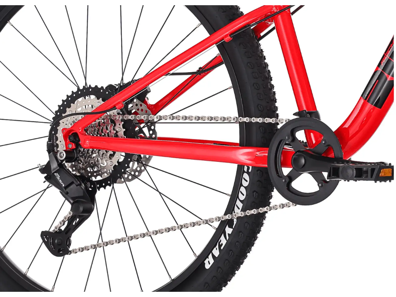 Rock Machine RIFF Tr 27 children's bike Gloss Fire Red