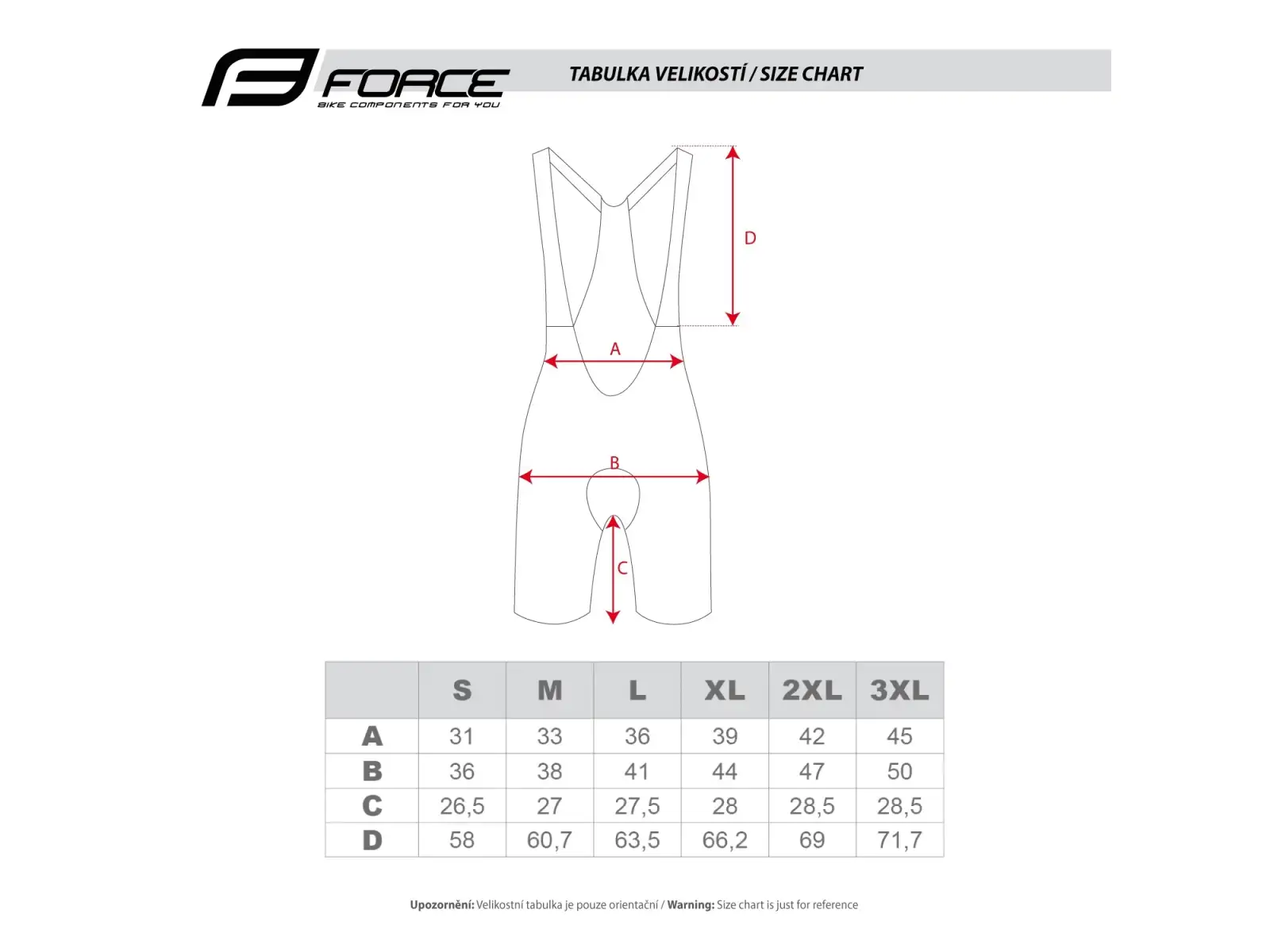 Force Action shorts with braces and padding black