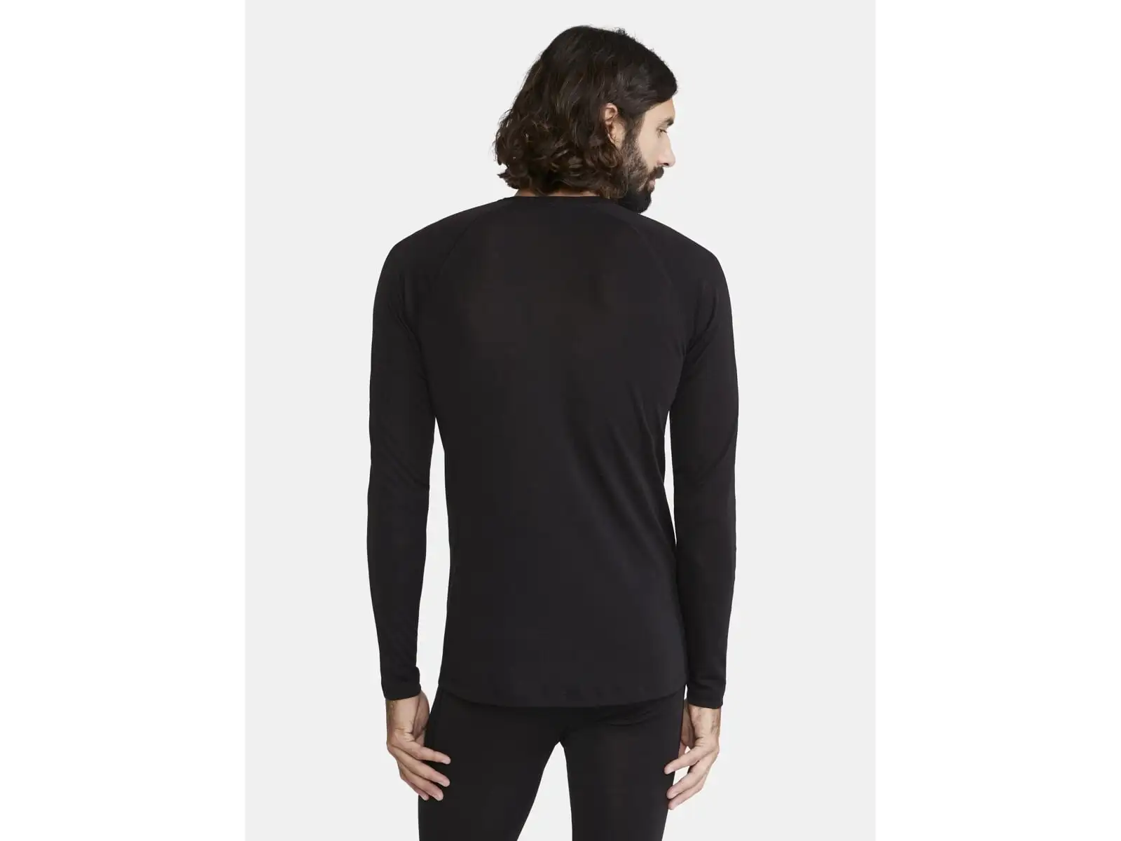 Craft ADV Wool Merino men's long sleeve shirt black