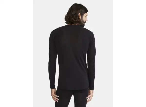 Craft ADV Wool Merino men's long sleeve shirt black