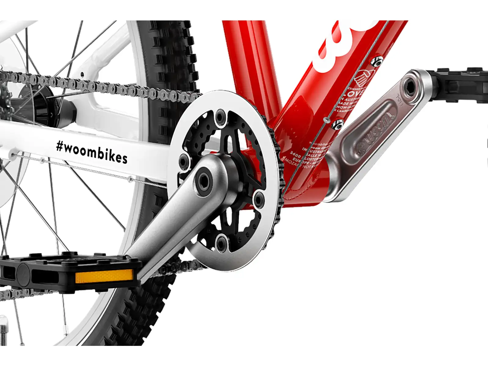 Woom 6 Red 26 children's bike