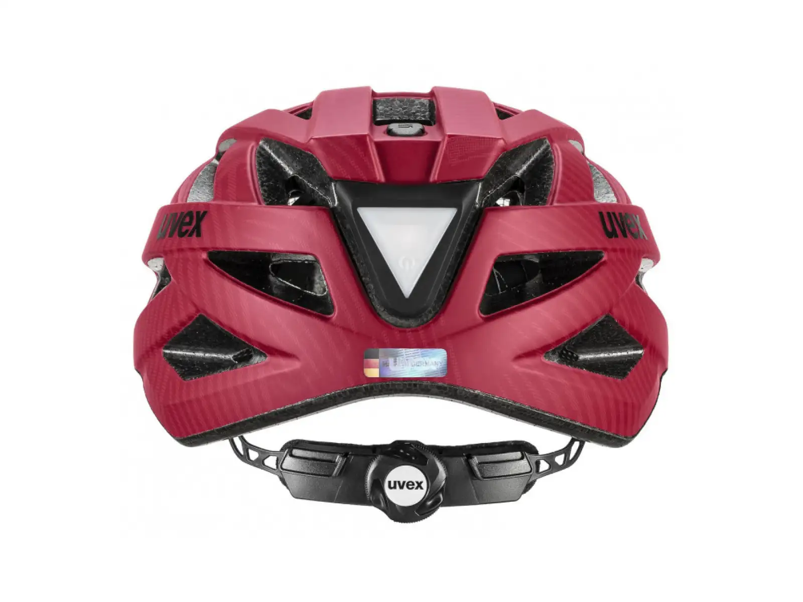 Uvex City I-VO helmet Ruby Red Matt
