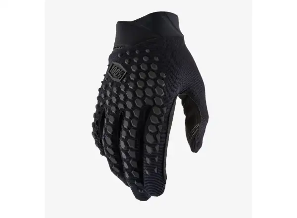 100% Geomatic Gloves Men Black/Charcoal
