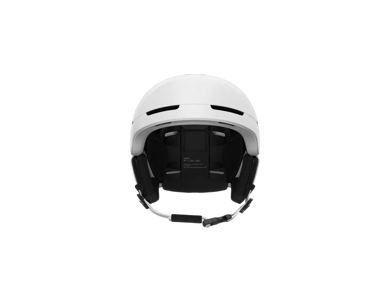 POC Obex Connect ski helmet Hydrogen White/Fluorescent Orange AVIP
