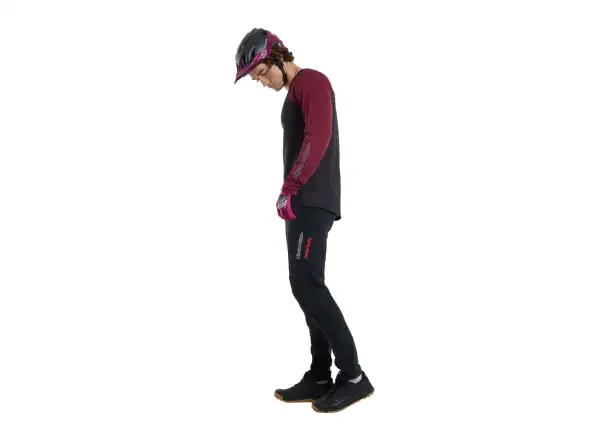 Troy Lee Designs x SRAM Skyline men's long sleeve jersey Radioscape Black/Berry