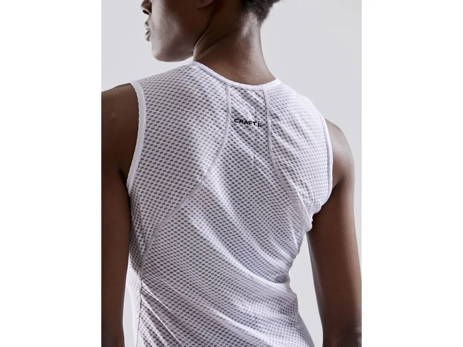Craft Mesh Superlight women's functional sleeveless T-shirt white