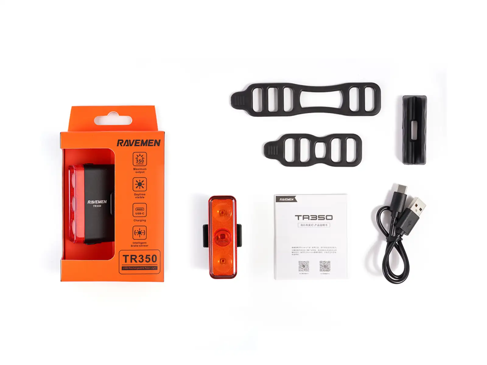 Ravemen TR350 rear light