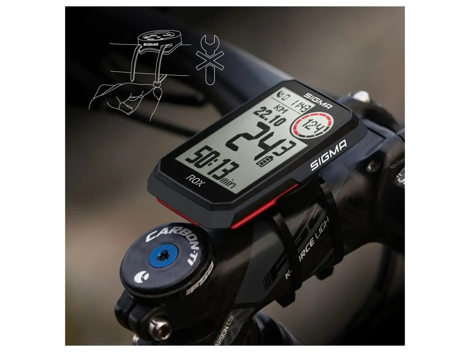 Sigma ROX 4.0 GPS computer black