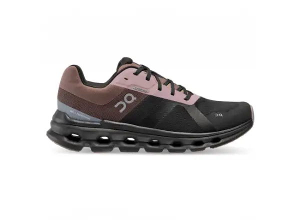 On Cloudrunner Waterproof Running Shoes Women Black/Grape
