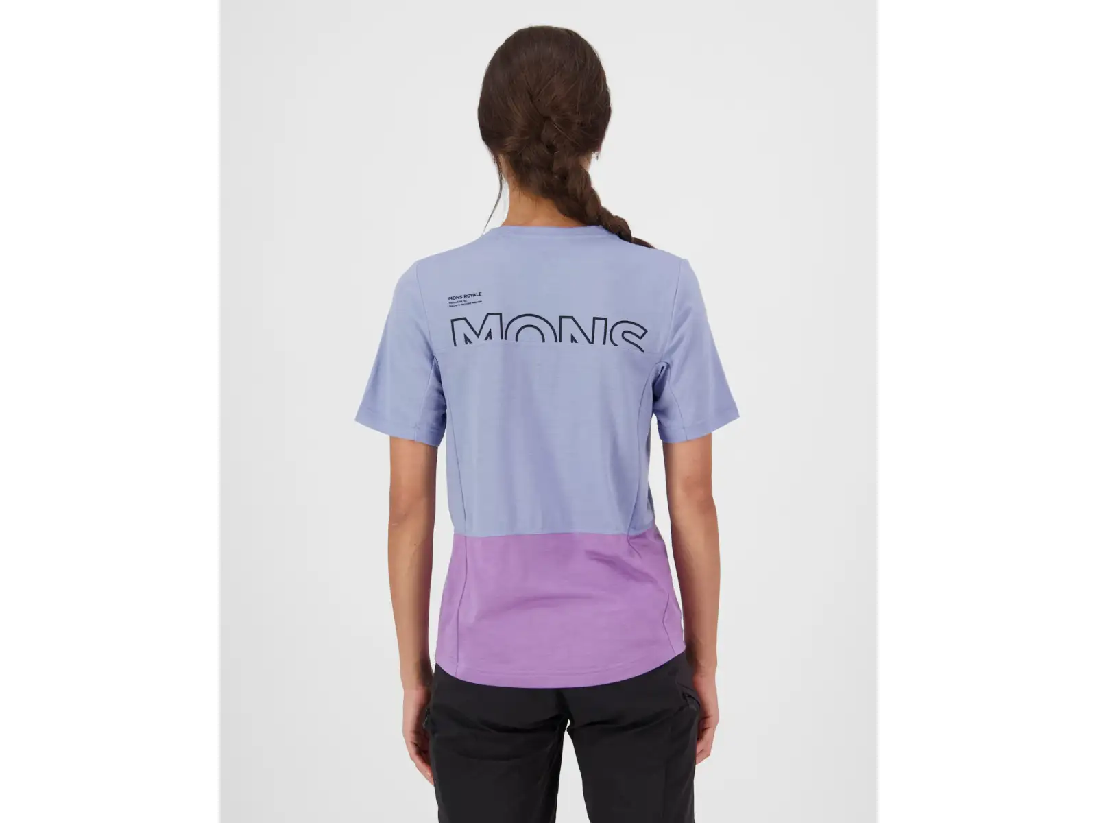 Mons Royale Tarn Merino women's T-shirt short sleeve Skyline / Bloom