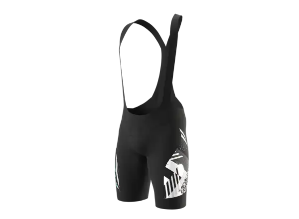 Dynafit Snow Leopard women's bib shorts with padding Black Out