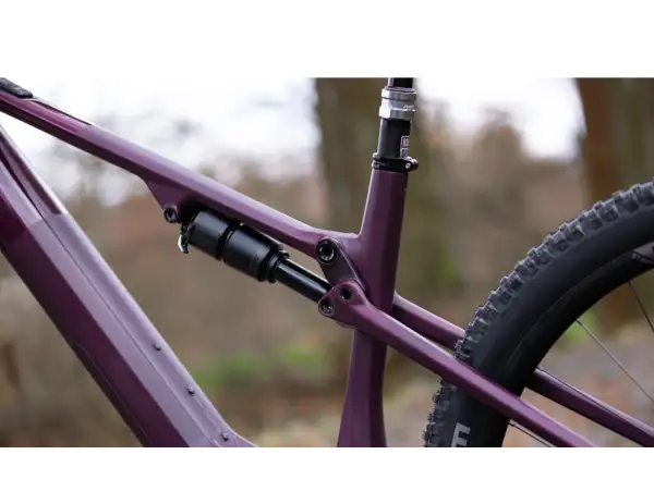 Superior iXF 9.8 mountain e-bike matte berry carbon