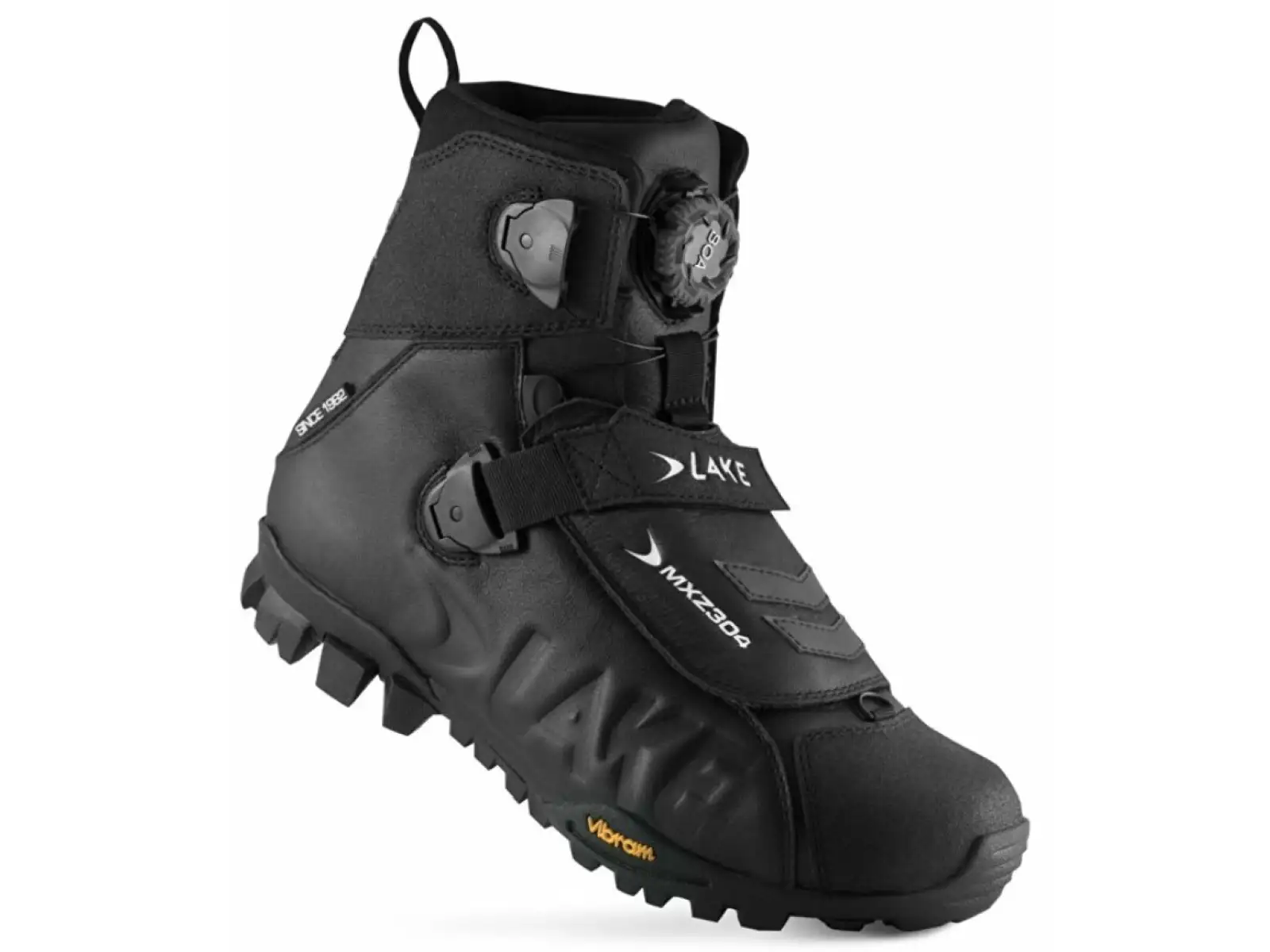 Lake MXZ304 Wide winter MTB men's shoes black