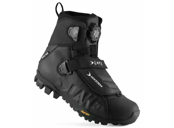 Lake MXZ304 Wide winter MTB men's shoes black