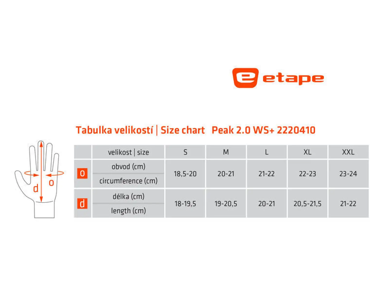 Etape Peak 2.0 WS+ winter gloves černá