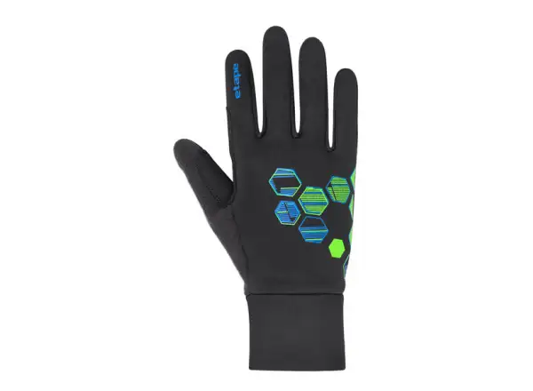 Etape Puzzle WS children's gloves black/green