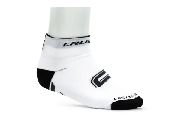 Crussis cycling socks white/black
