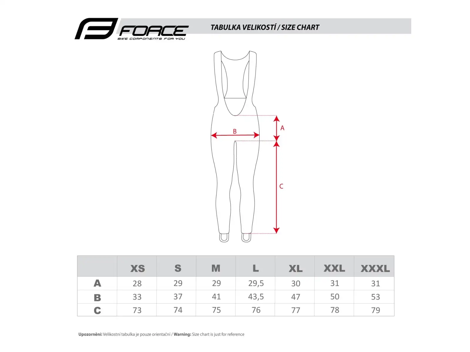 Force Z68 winter bib tights without pad