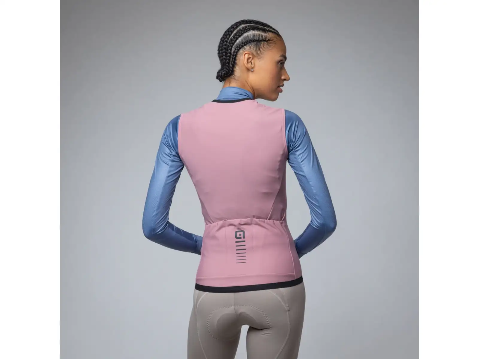 Alé PR-E Thermo 2.0 women's cycling vest Antique Pink