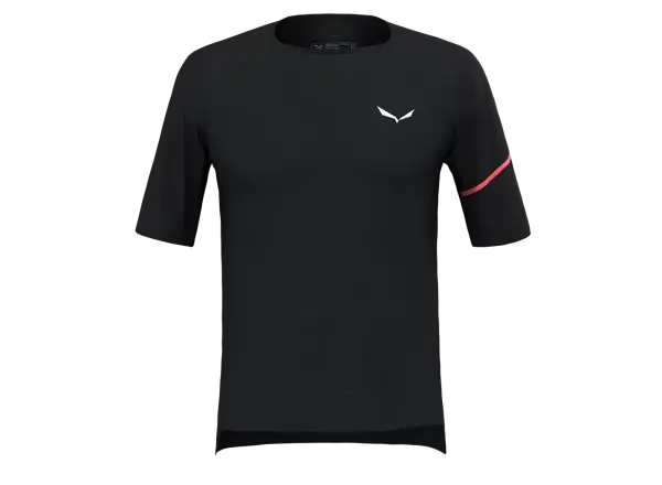 Salewa Vento AM men's T-shirt short sleeve Black Out