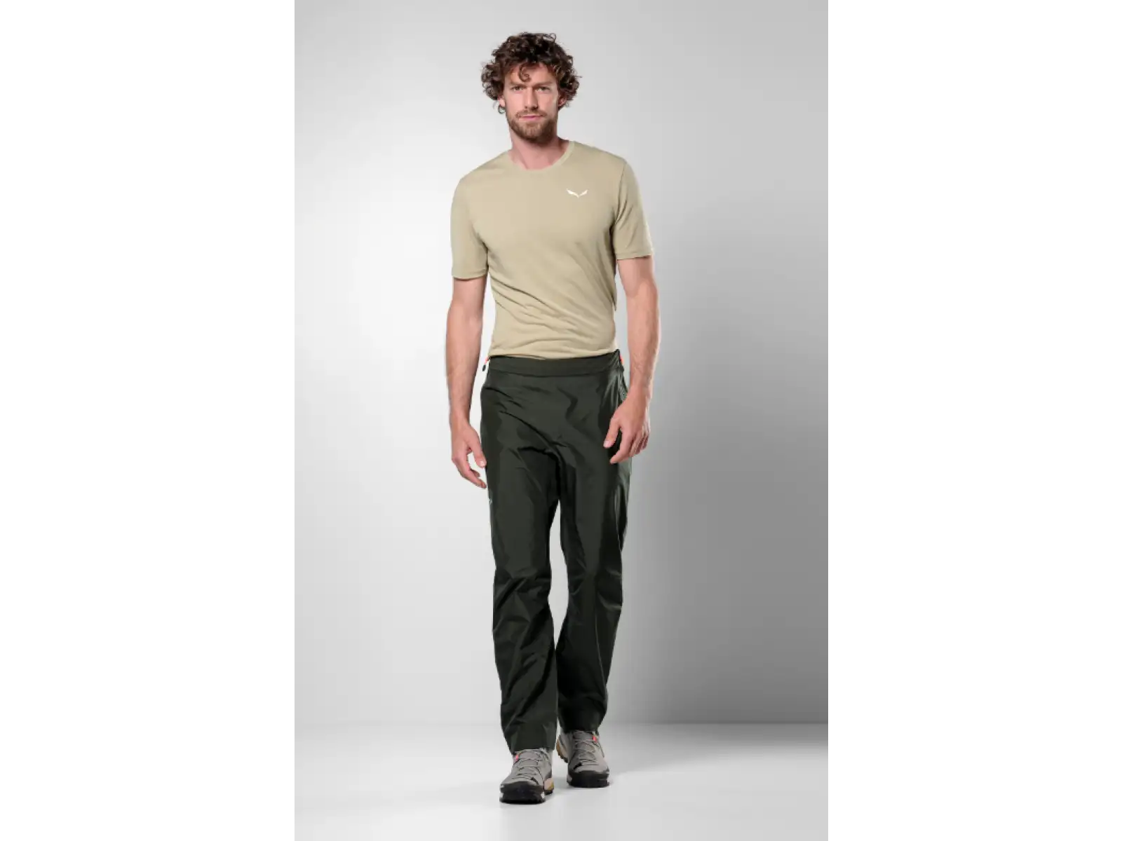 Salewa Puez PTX men's trousers dark olive
