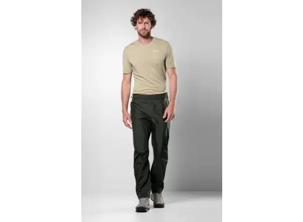 Salewa Puez PTX men's trousers dark olive