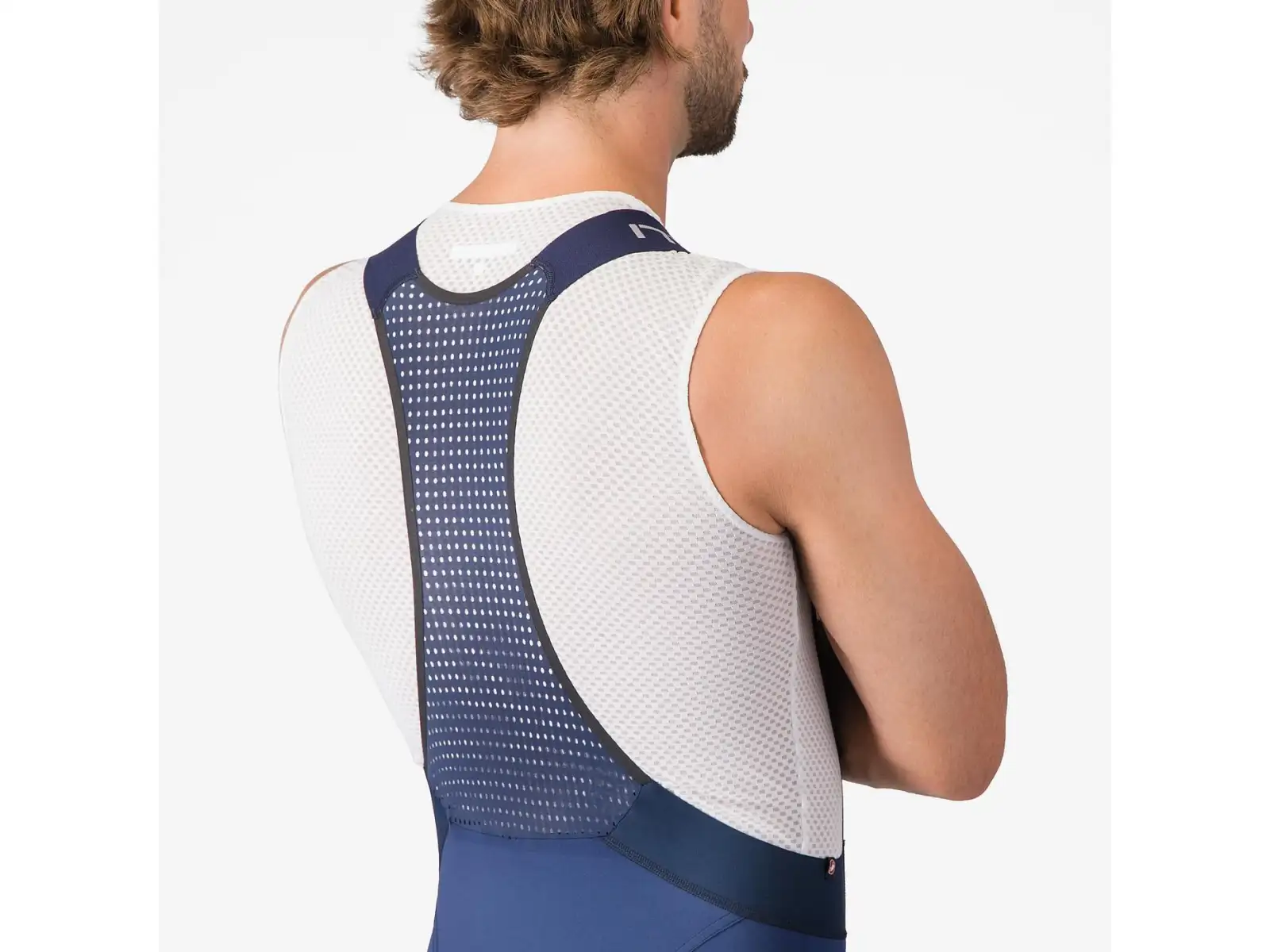 Castelli Premio Evo men's bib shorts with chamois Belgian blue