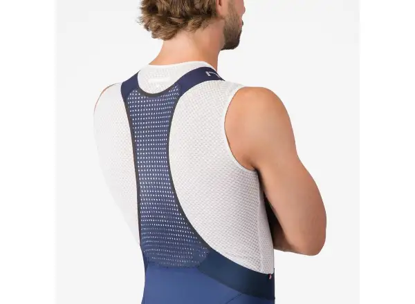 Castelli Premio Evo men's bib shorts with chamois Belgian blue