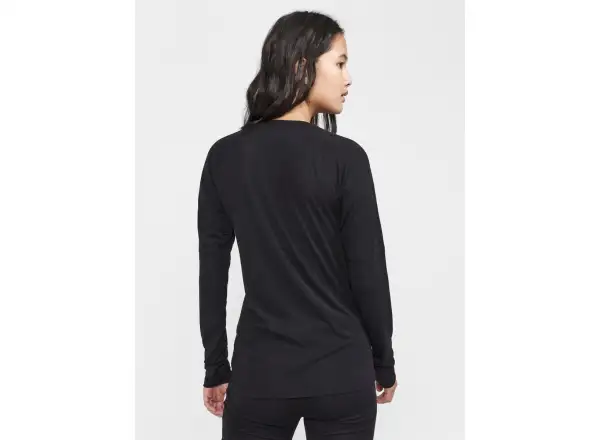 Craft ADV Wool Merino women's long sleeve shirt Black