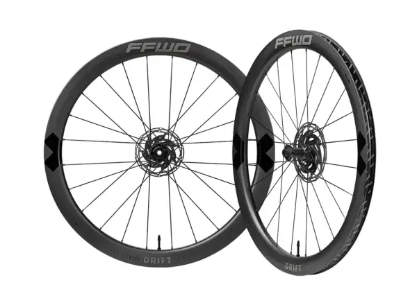 FFWD Drift Pace 48 DT240 2:1 EXP gravel laced wheels MattBlack