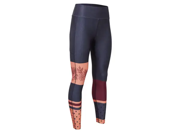 Silvini Veniana women's insulated leggings Charcoal/Orange