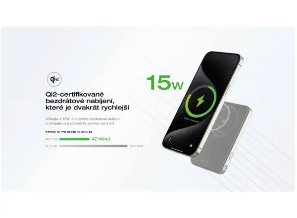 EcoFlow RAPID 5,000 mAh magnetic power bank silver