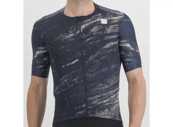Sportful Cliff supergiara men's jersey short sleeve galaxy blue