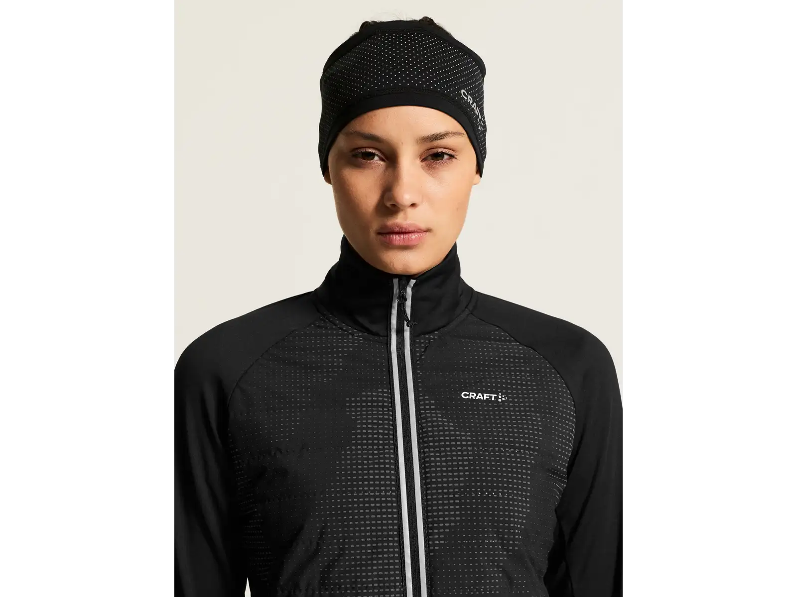 CRAFT SubZ Lumen women's running jacket black